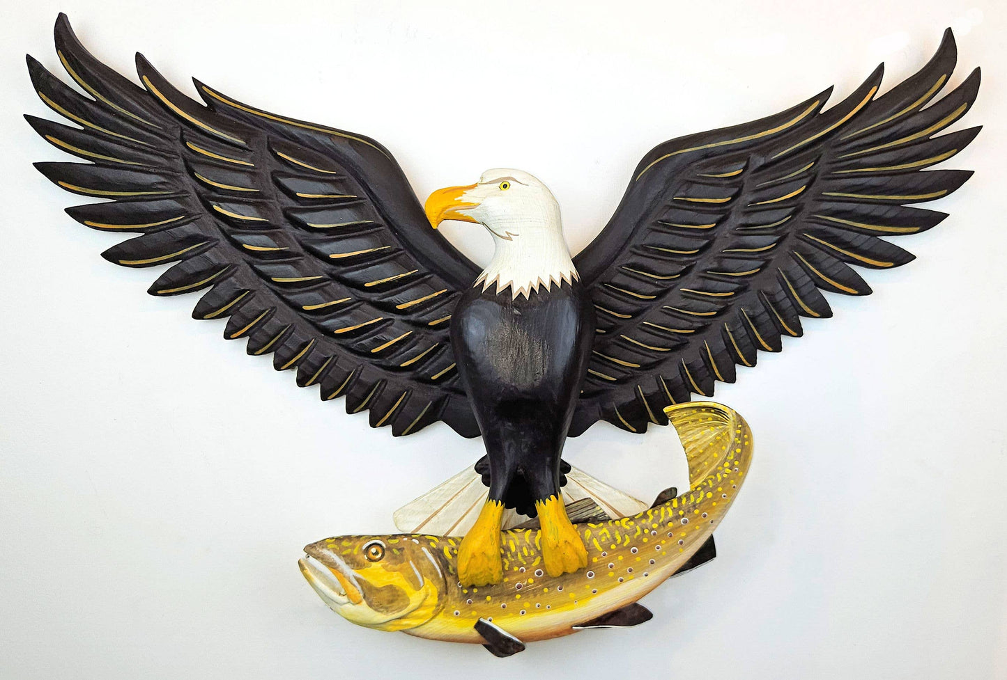 Flying Eagle with Fish: Cutthroat Trout