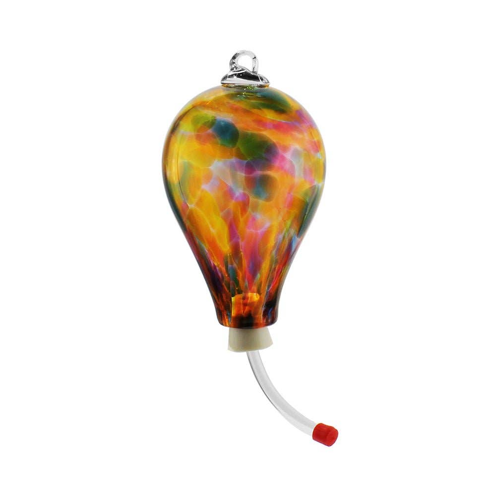 Blown Glass Hummingbird Feeders: Florida Mix