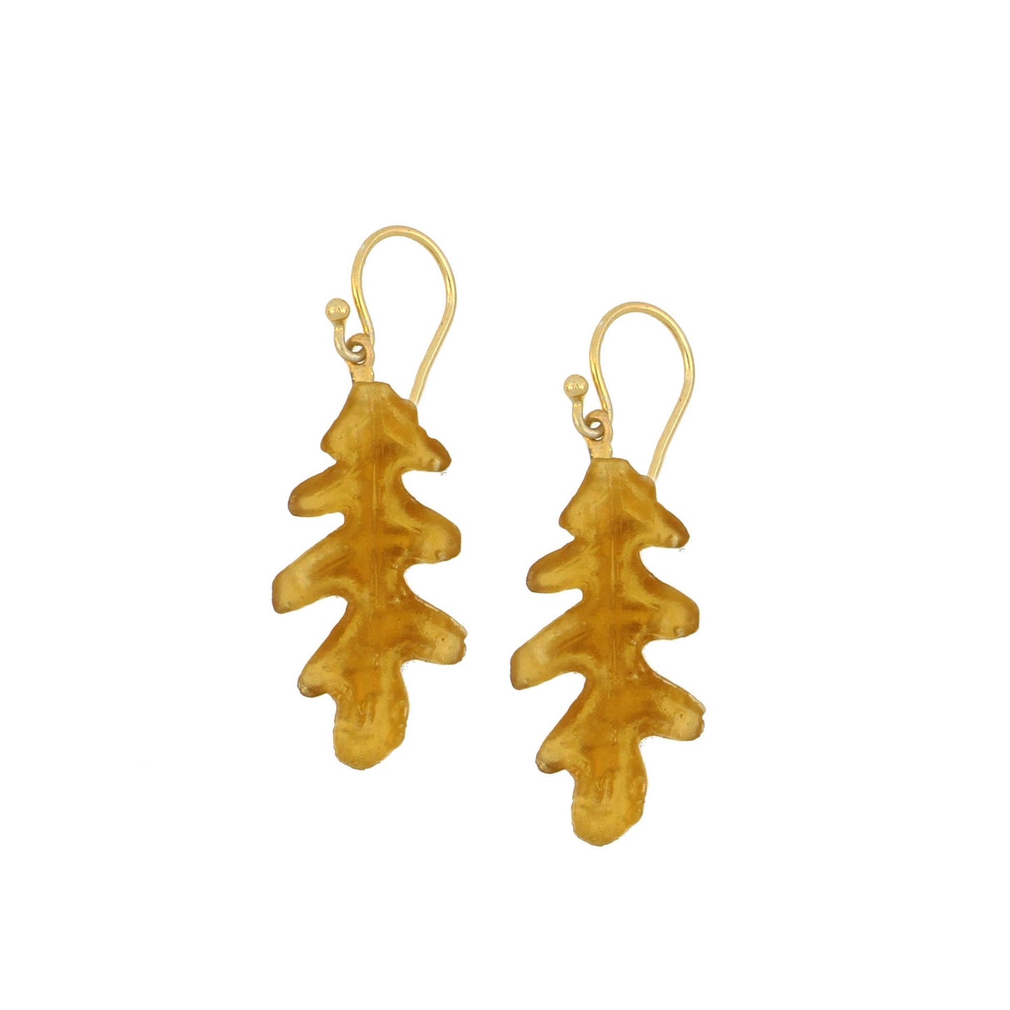 Autumn Leaf Wire Earrings