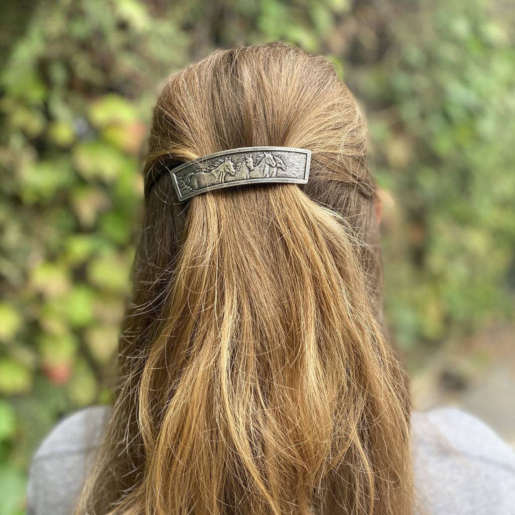 Hair Clip, Barrette, Horses