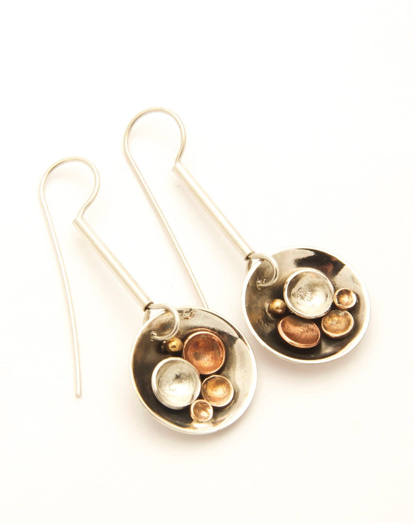 Pebbles on the Beach Long Earrings