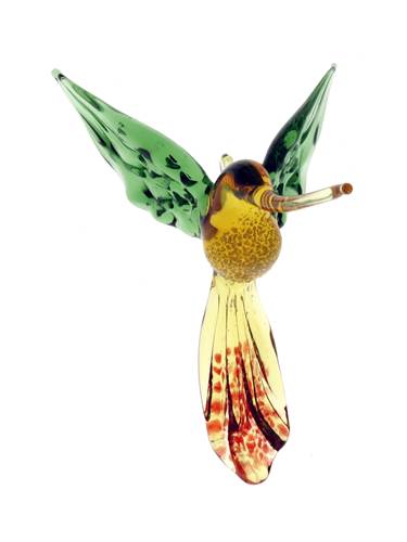 Hummingbird Suncatcher - Dark Yellow/Green