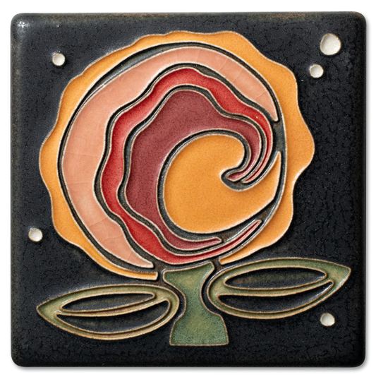 Cosmic Bloom Tile - 4x4 (Two Color Options)