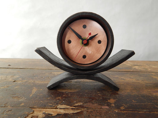 Steel Forged Desk Clock
