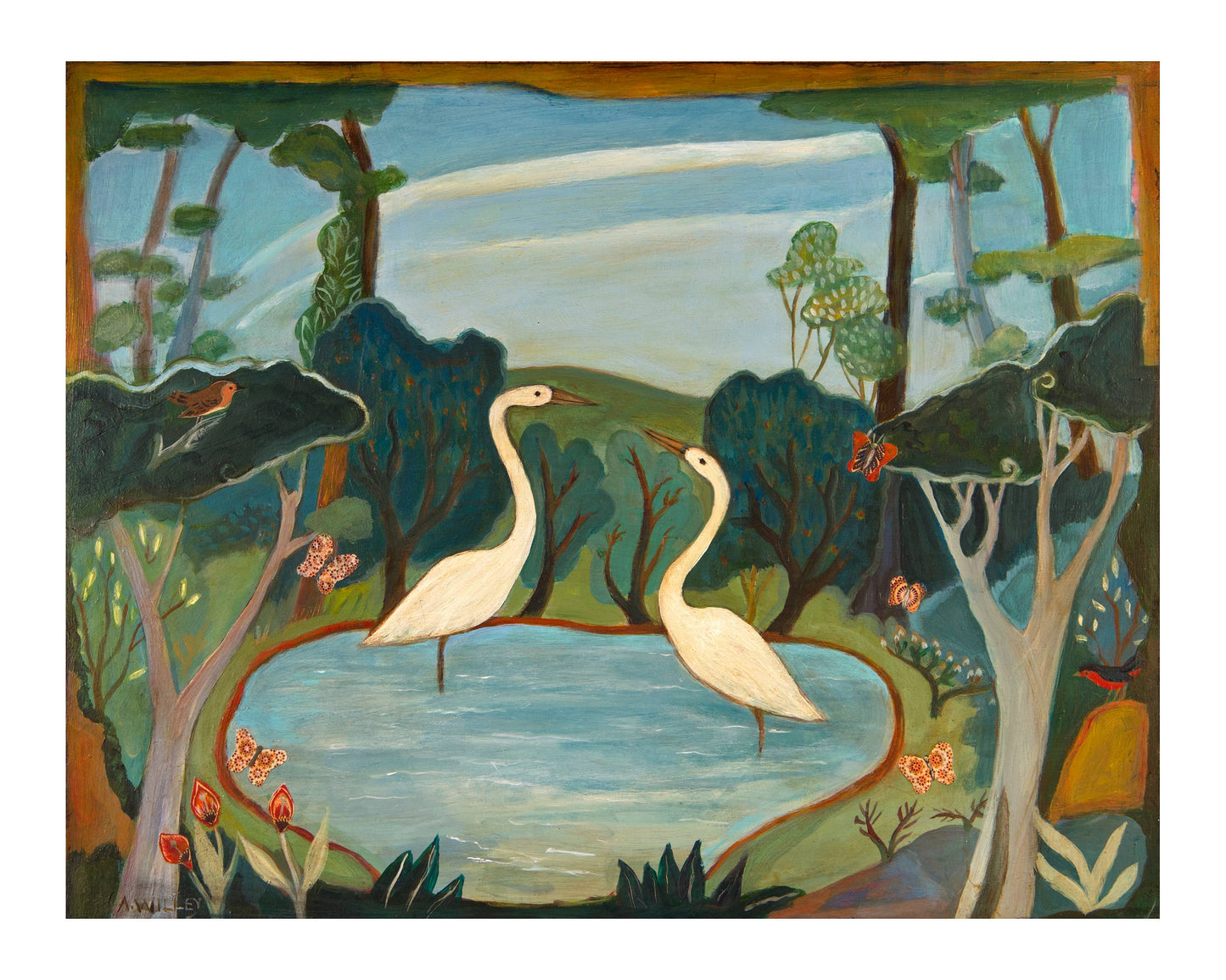 The Pond Art Print