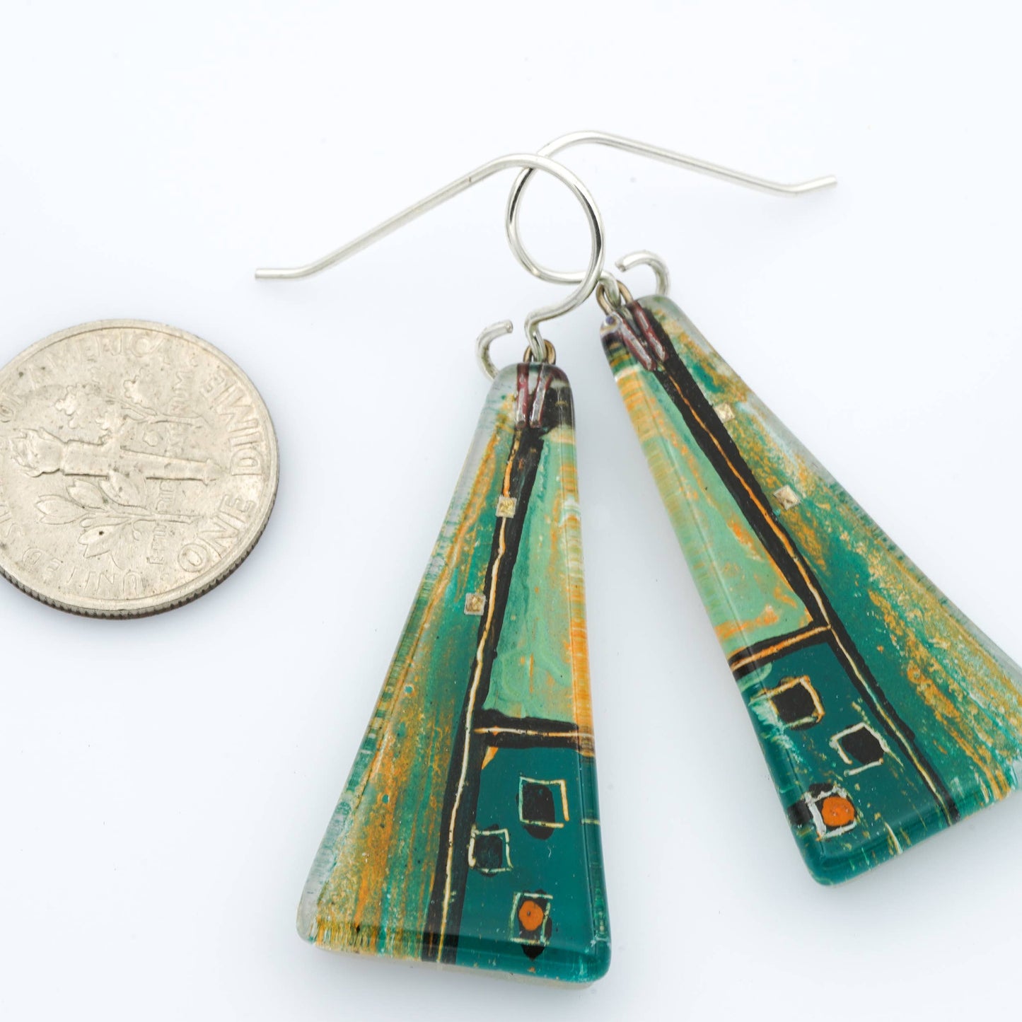 Grünhaus Earrings - Lg Triangles
