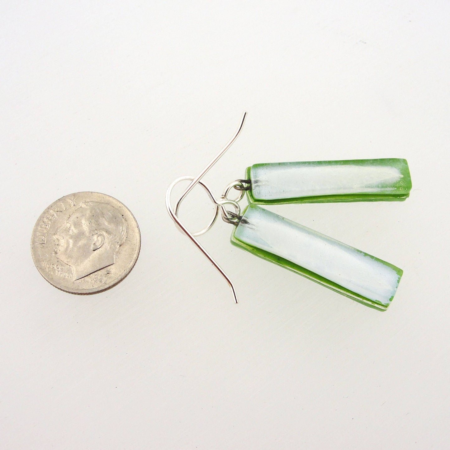 Pinnate Medium Bar Earrings