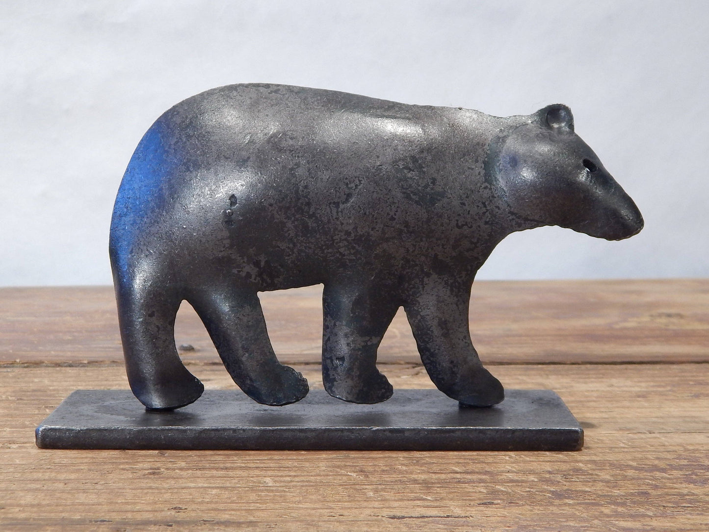 Decorative Forged Metal Bear