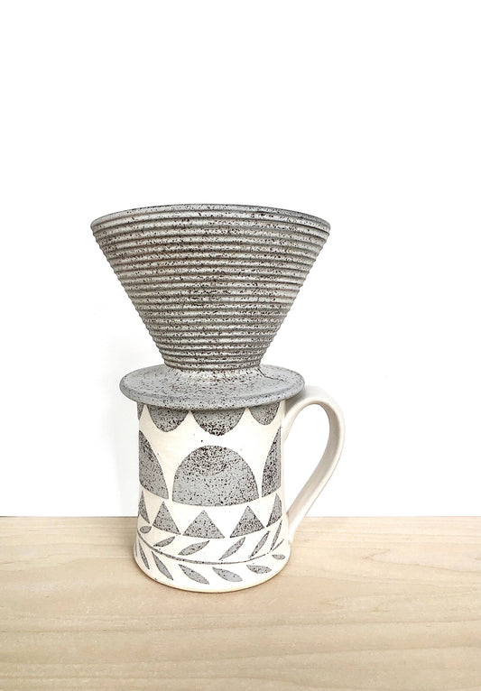 Grey Coffee Pour Over
