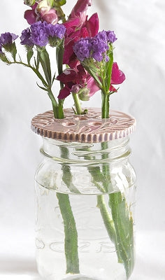 Flower Frog - Raspberry