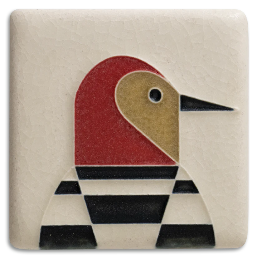 Woodpecker Tile - 3x3