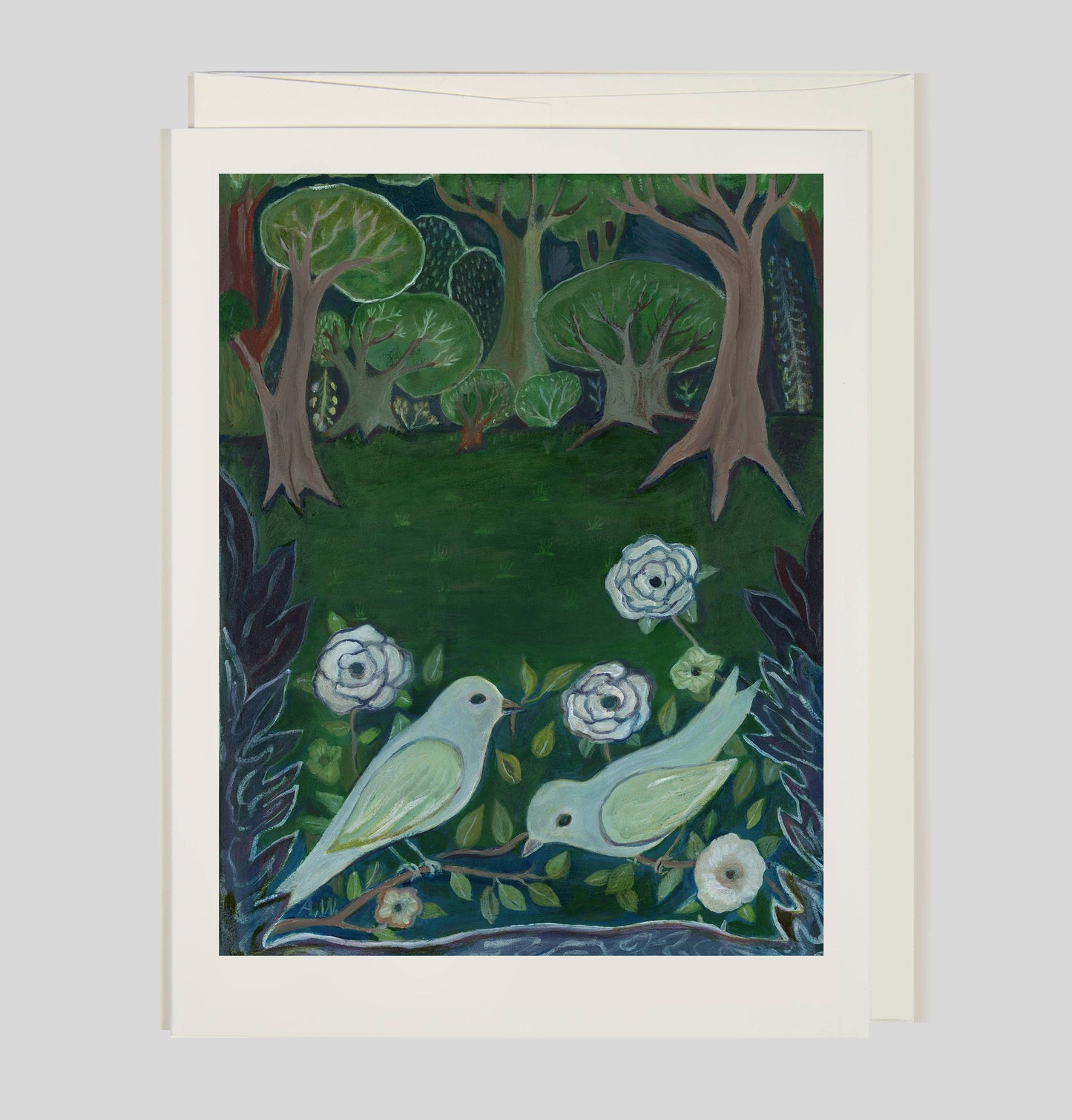 Under the Trees Greeting Card
