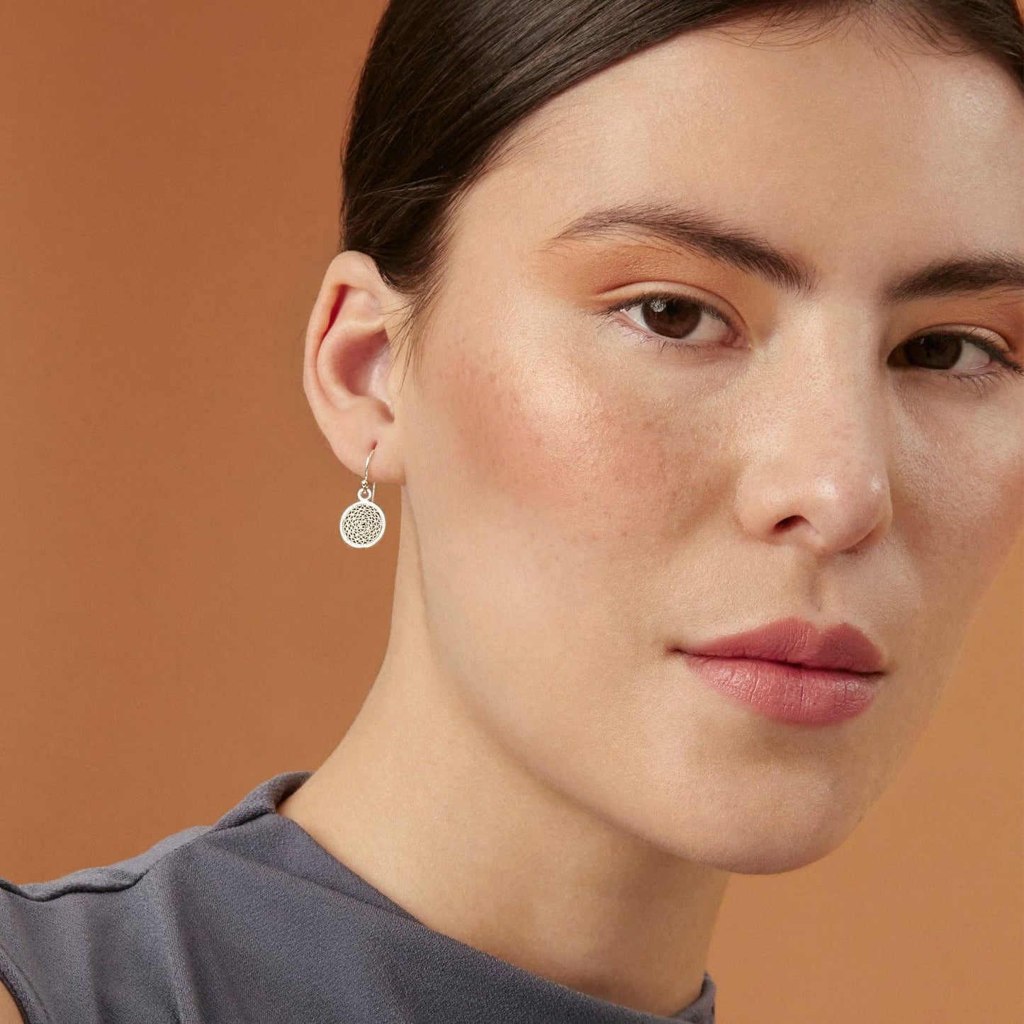 MELI XS GOLD EARRING FILIGREE