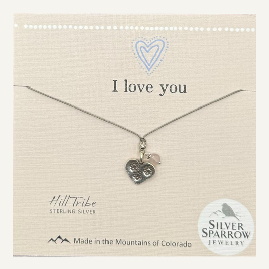 I Love You, Hill Tribe Necklace