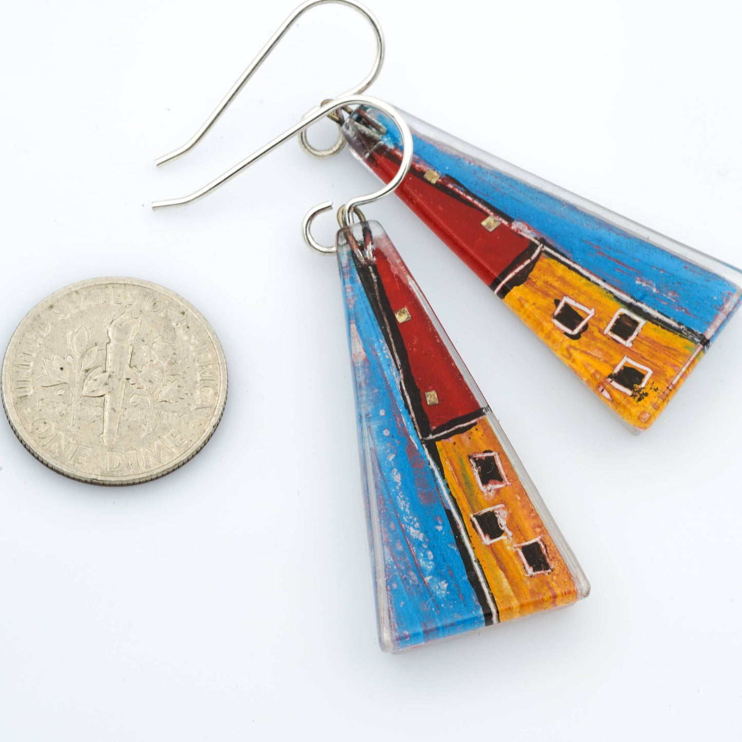 Künsthaus Lg Triangle Earrings