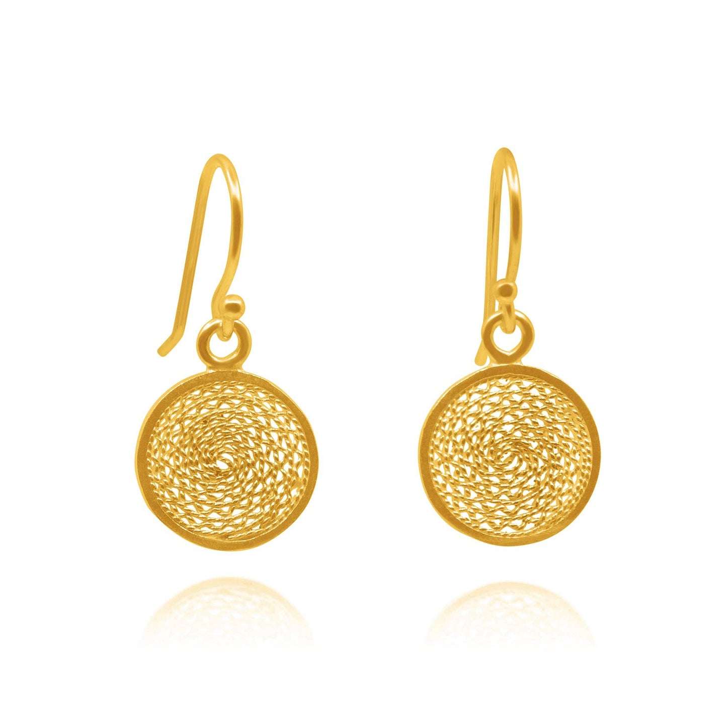 MELI XS GOLD EARRING FILIGREE