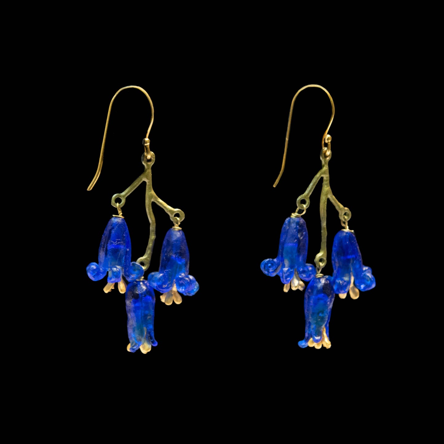 English Bluebells Wire Earrings