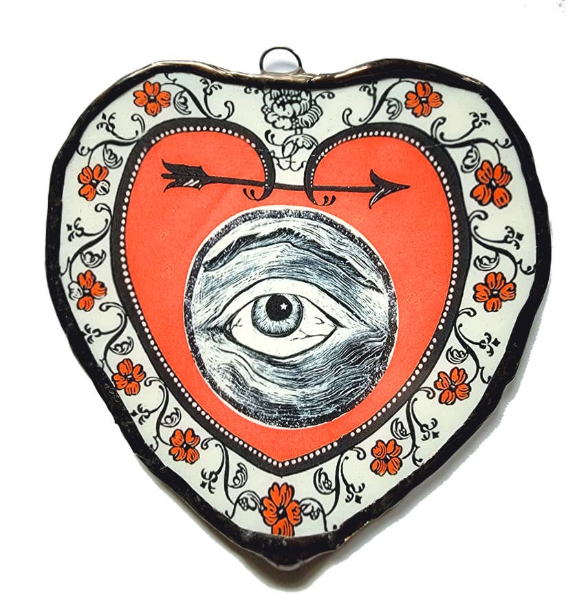 The Lover's Eye | Ornament | Glass | Heart
