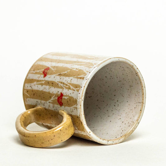 Birch Trees Handmade Ceramic 12oz Mug