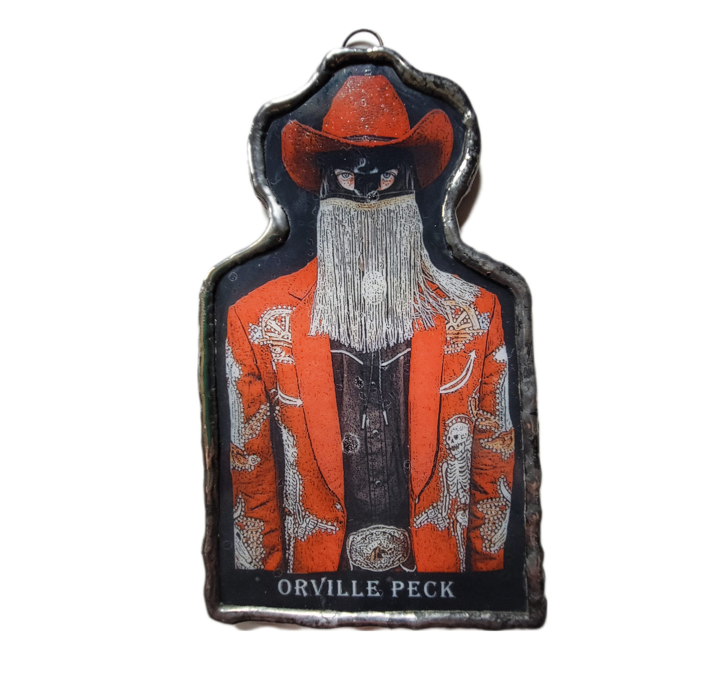 Orville Peck | Country Music | Glass Art | Ornament