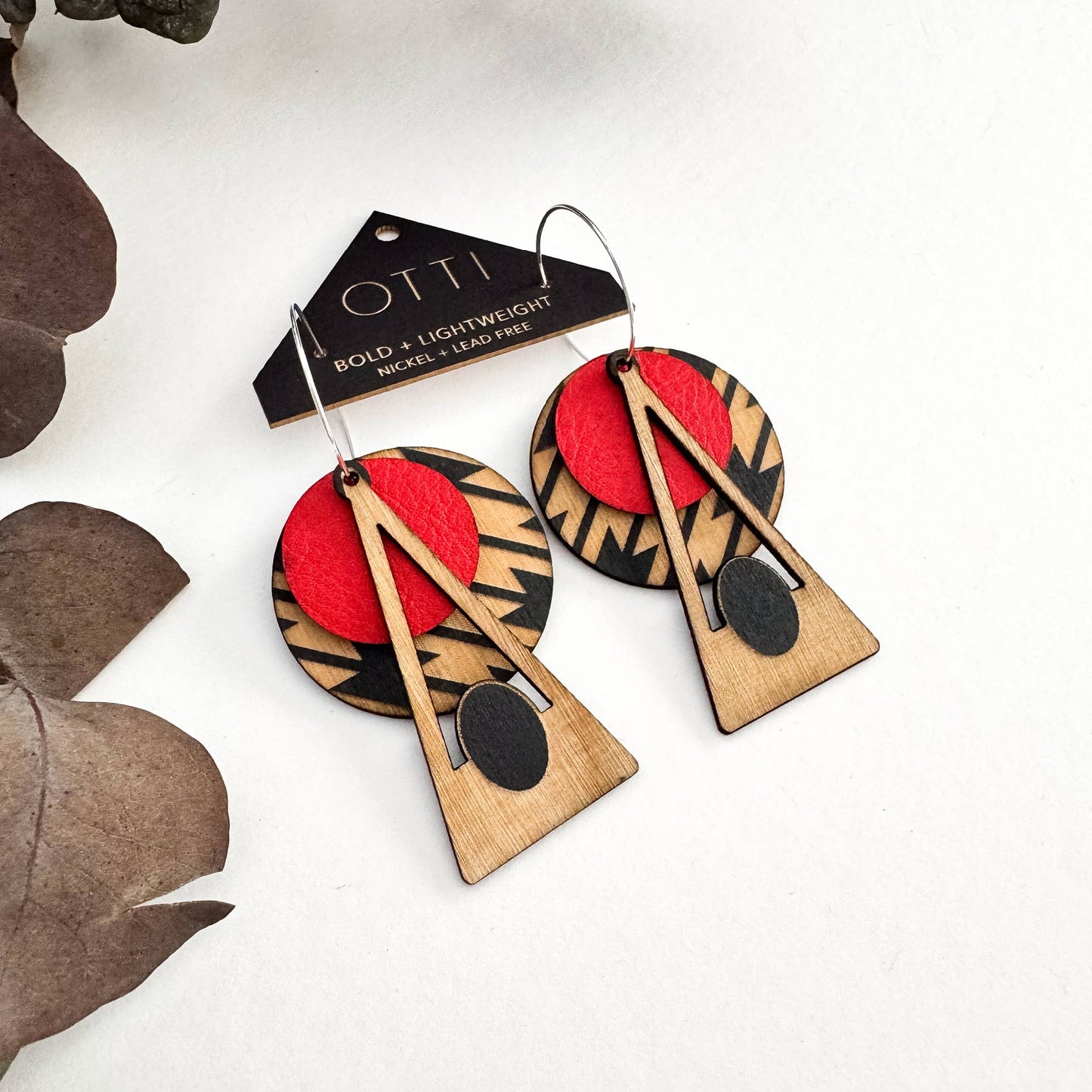 Architectural Leather+Birch Limited Spring: PAPRIKA: Wright Paprika / Basic Silver