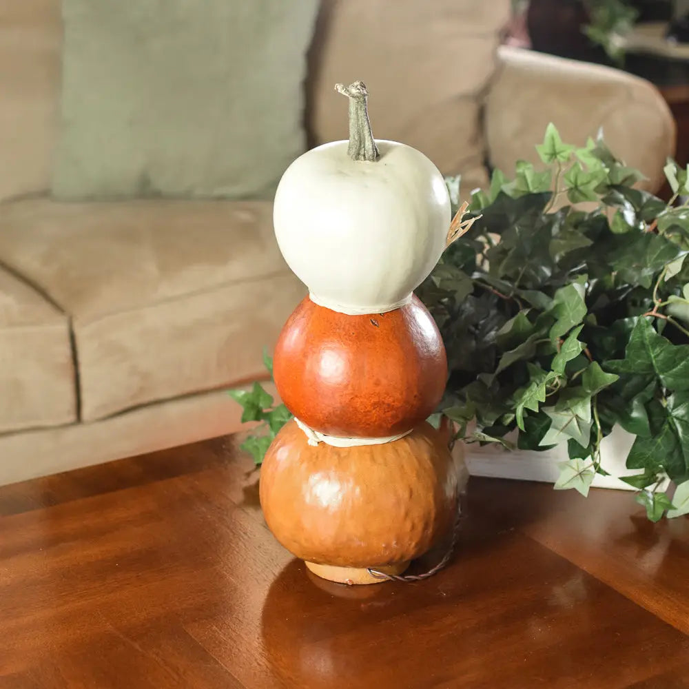 Tiered Gourd - Jack Stack Large Tall Lit