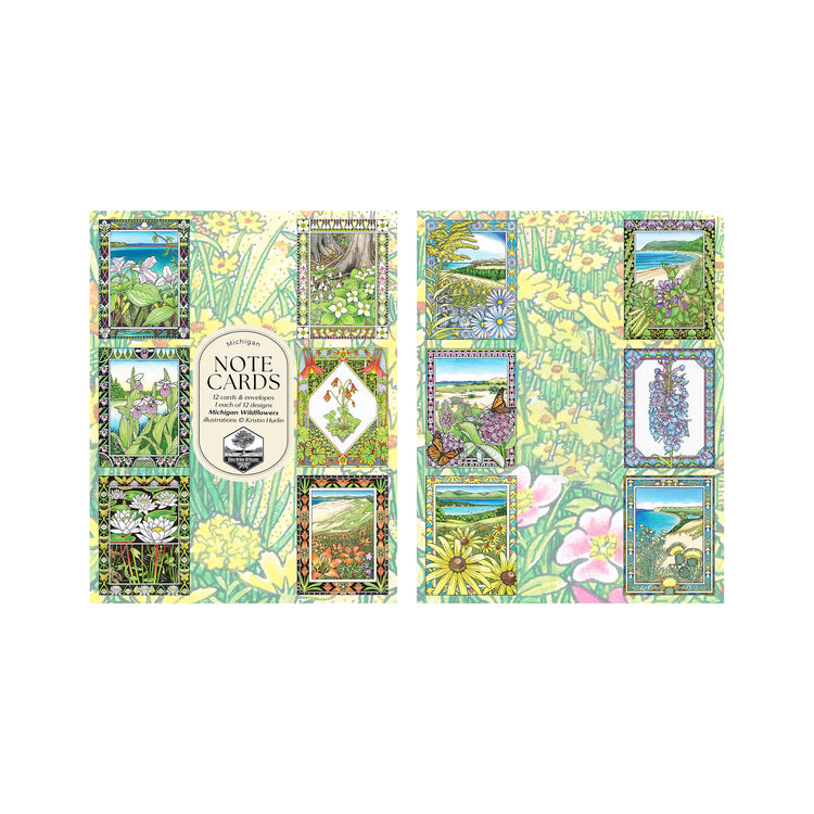 Michigan Wildflowers Note Cards - 12 Pack