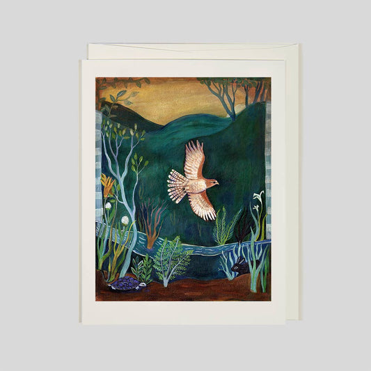 In Flight Greeting Card