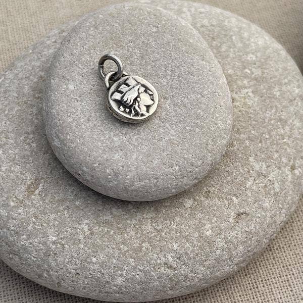 The Queen Sterling Silver Charm