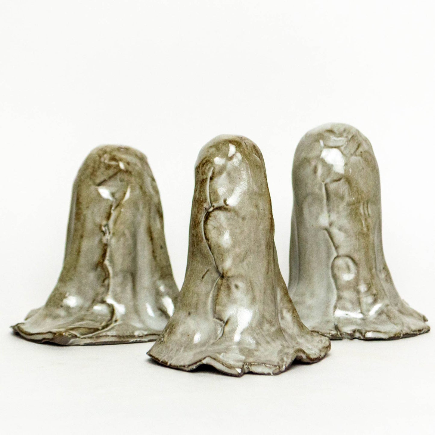 Halloween Sm Ghosts - Handmade Ceramic Stoneware Figures