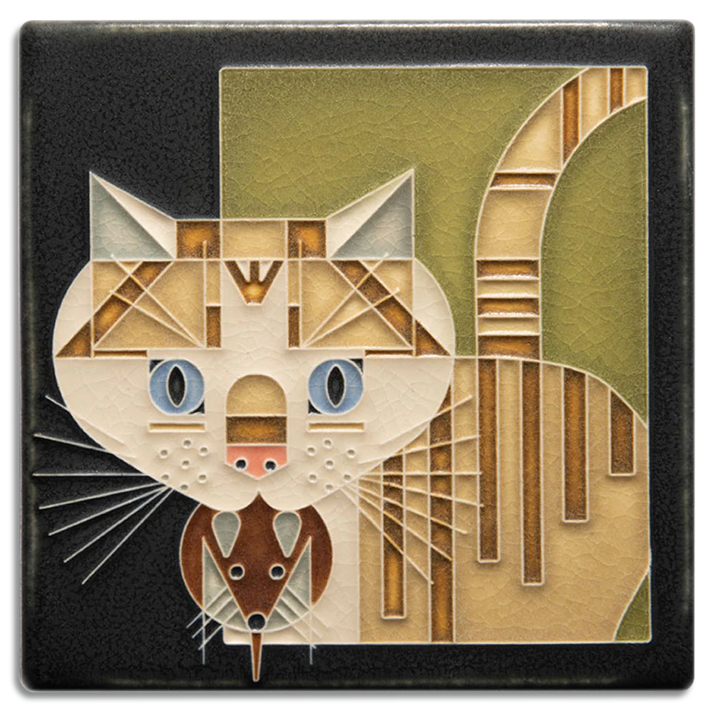 Barn Kitty Tile - 6x6