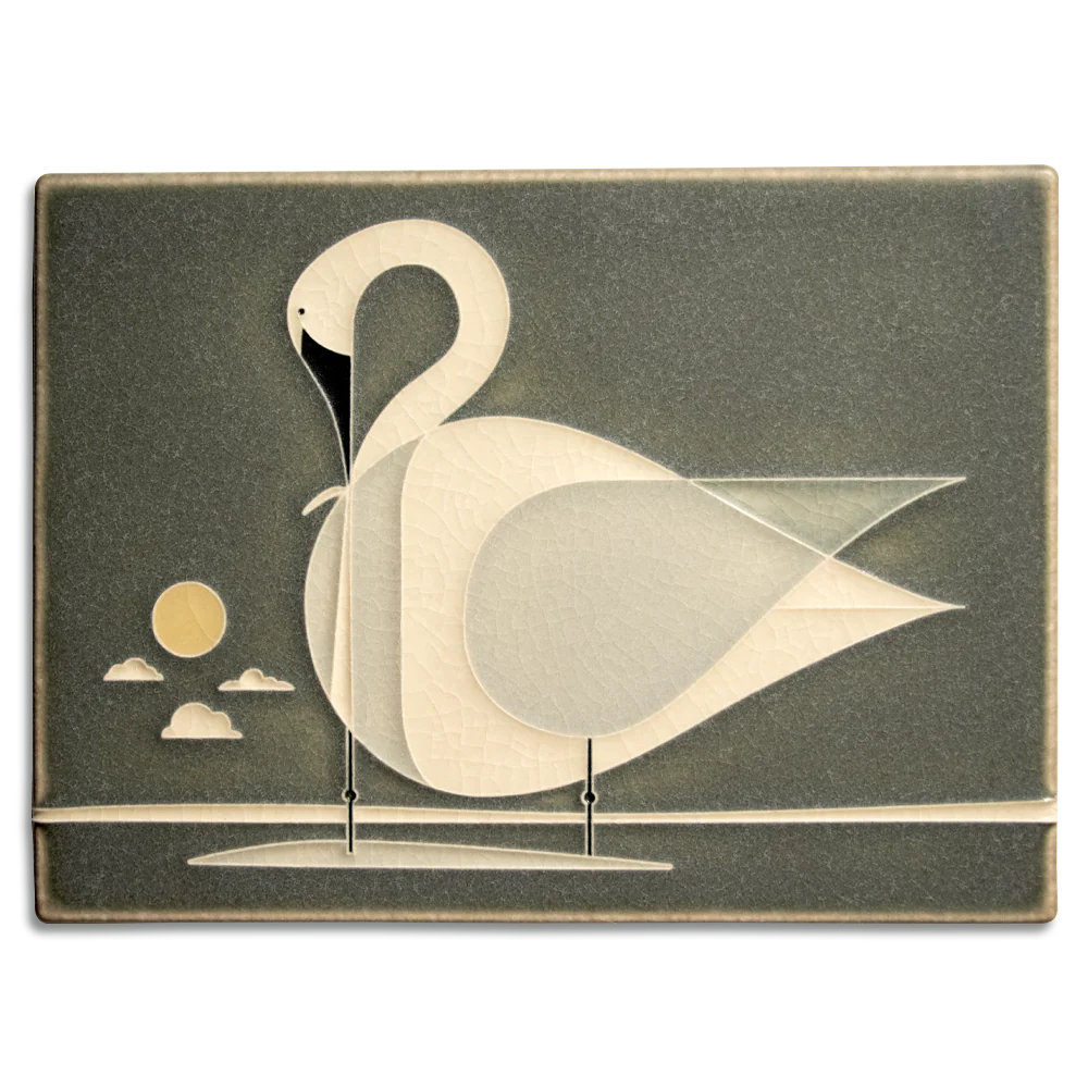 Trumpeter Swan Tile - 6x8