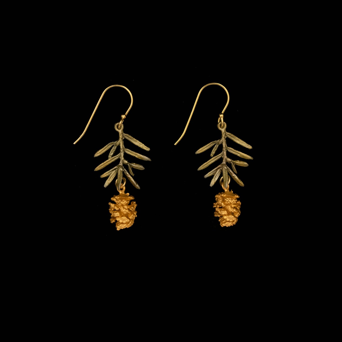 Pine Needle Statement Earrings