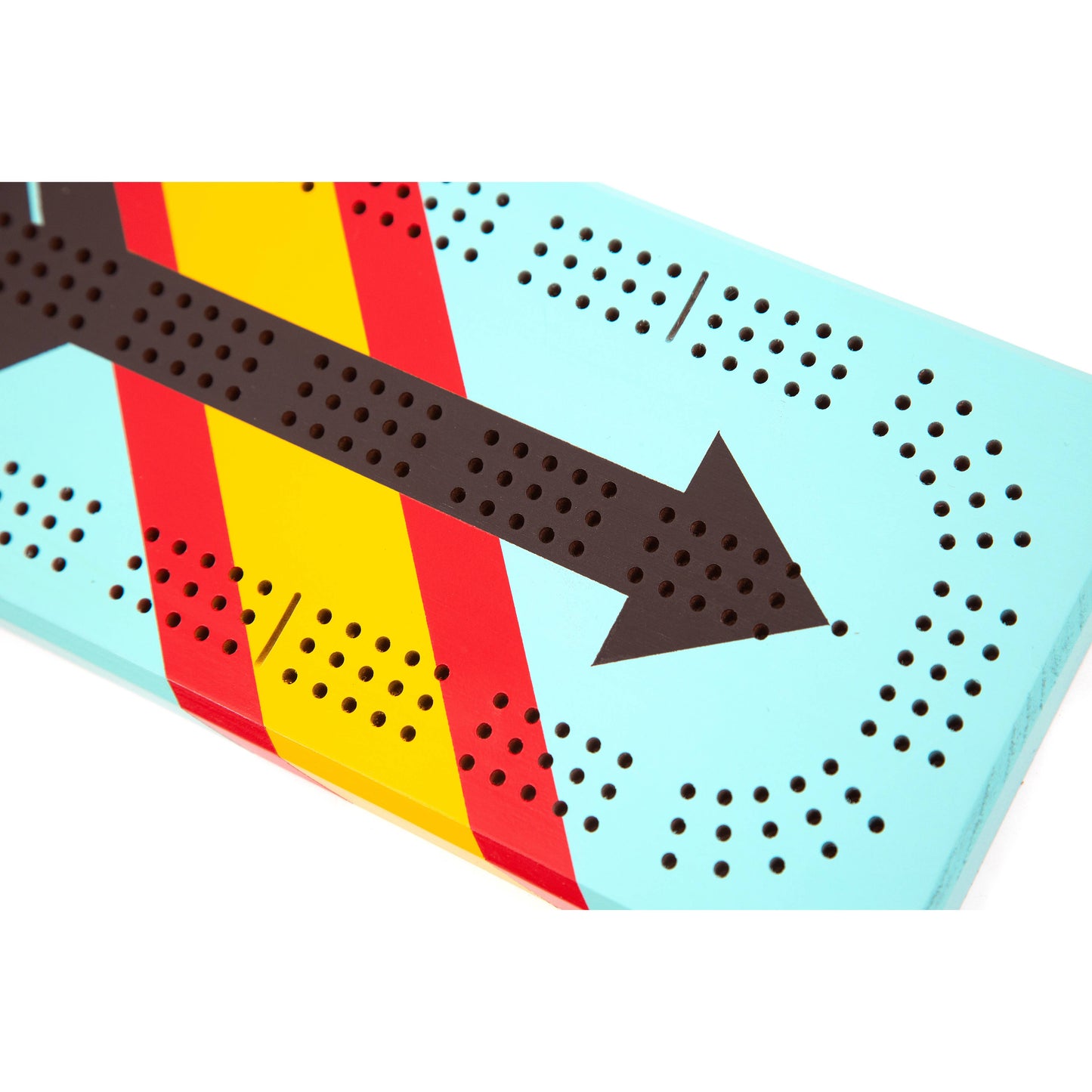 West Painted Cribbage Board