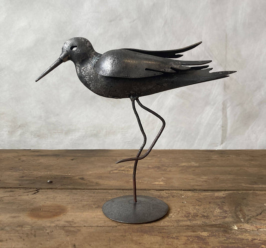 Sandpiper Sculpture in Forged Steel