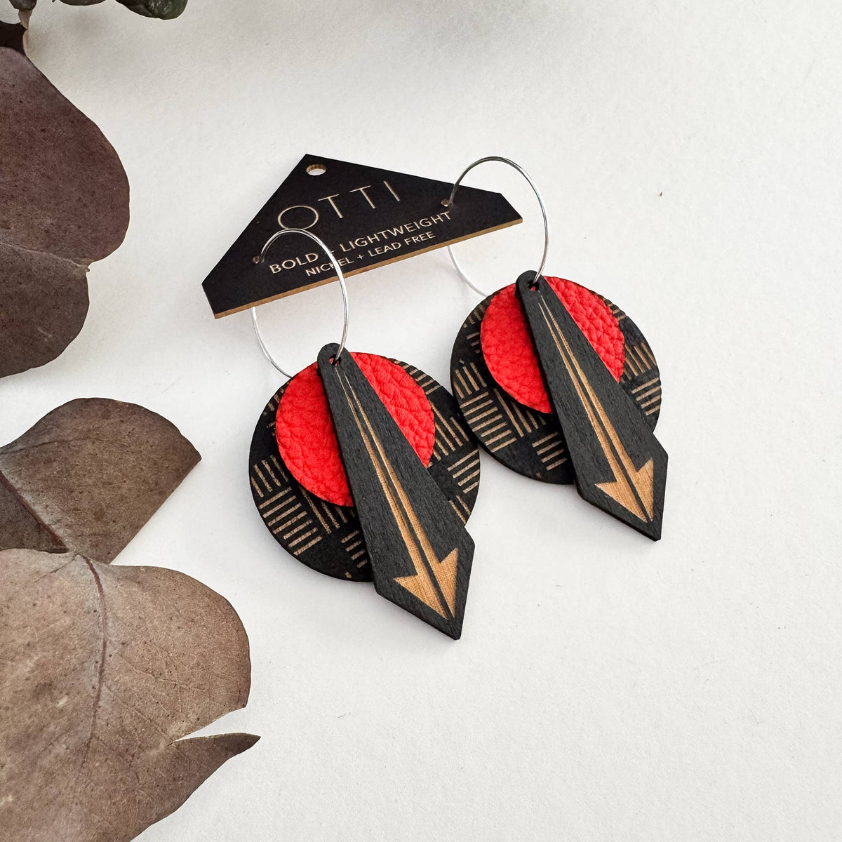 Architectural Leather+Birch Limited Spring: PAPRIKA: Wright Paprika / Basic Silver