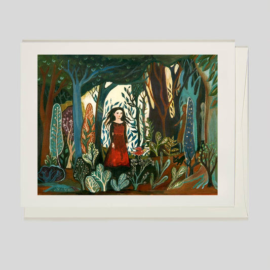 Forest Dress Greeting Card