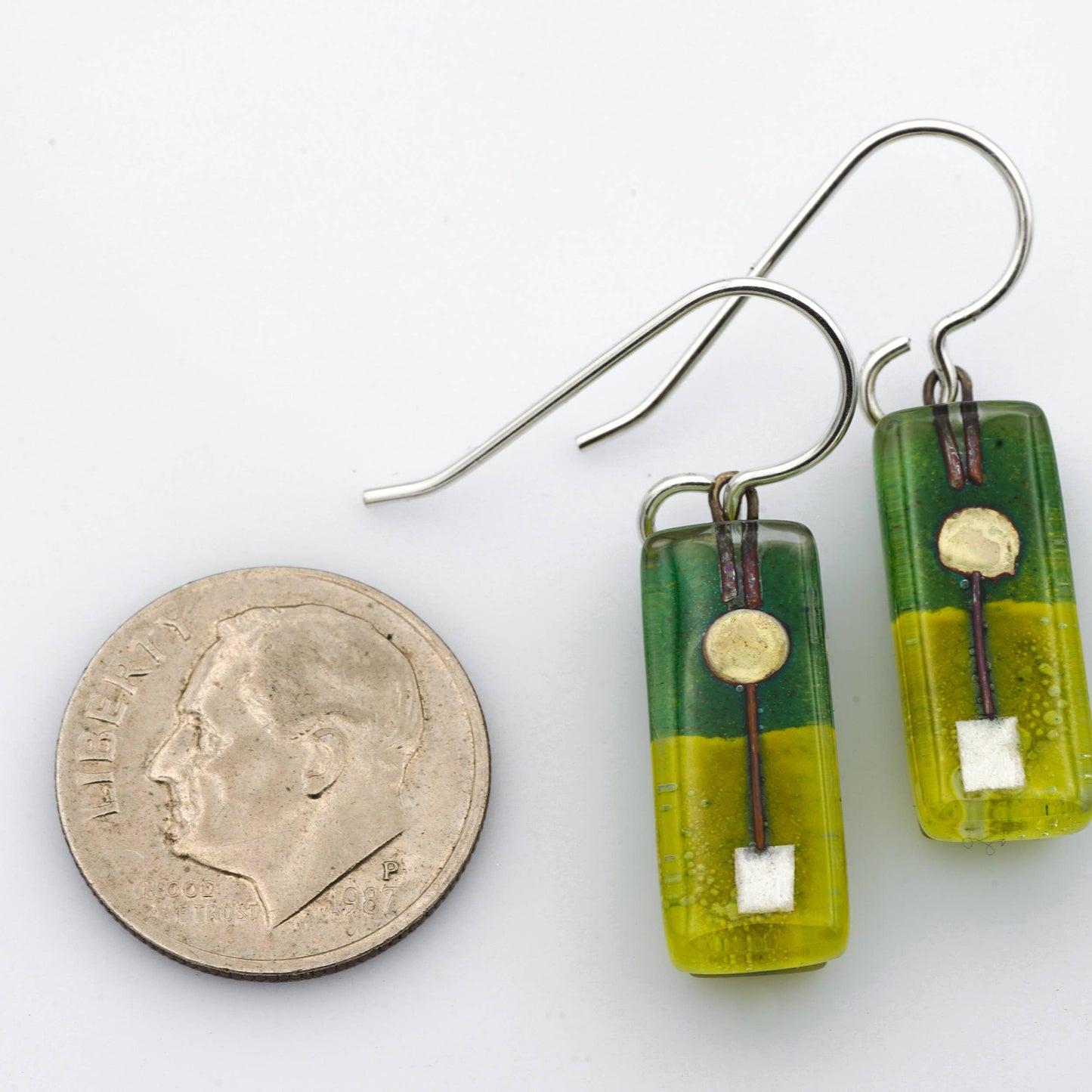Topiary Small Bar Earrings