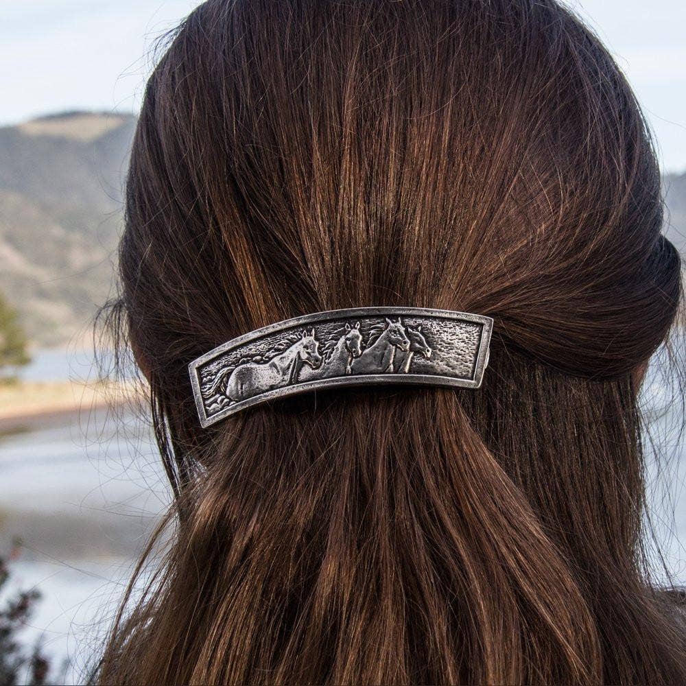 Hair Clip, Barrette, Horses