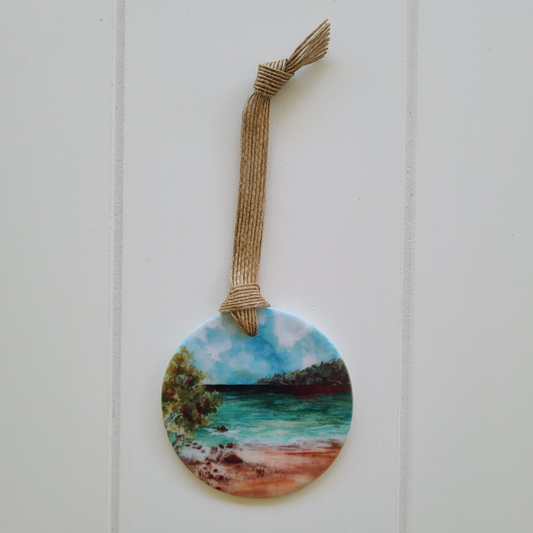 "Lakeshore" Ceramic Ornament Keepsake
