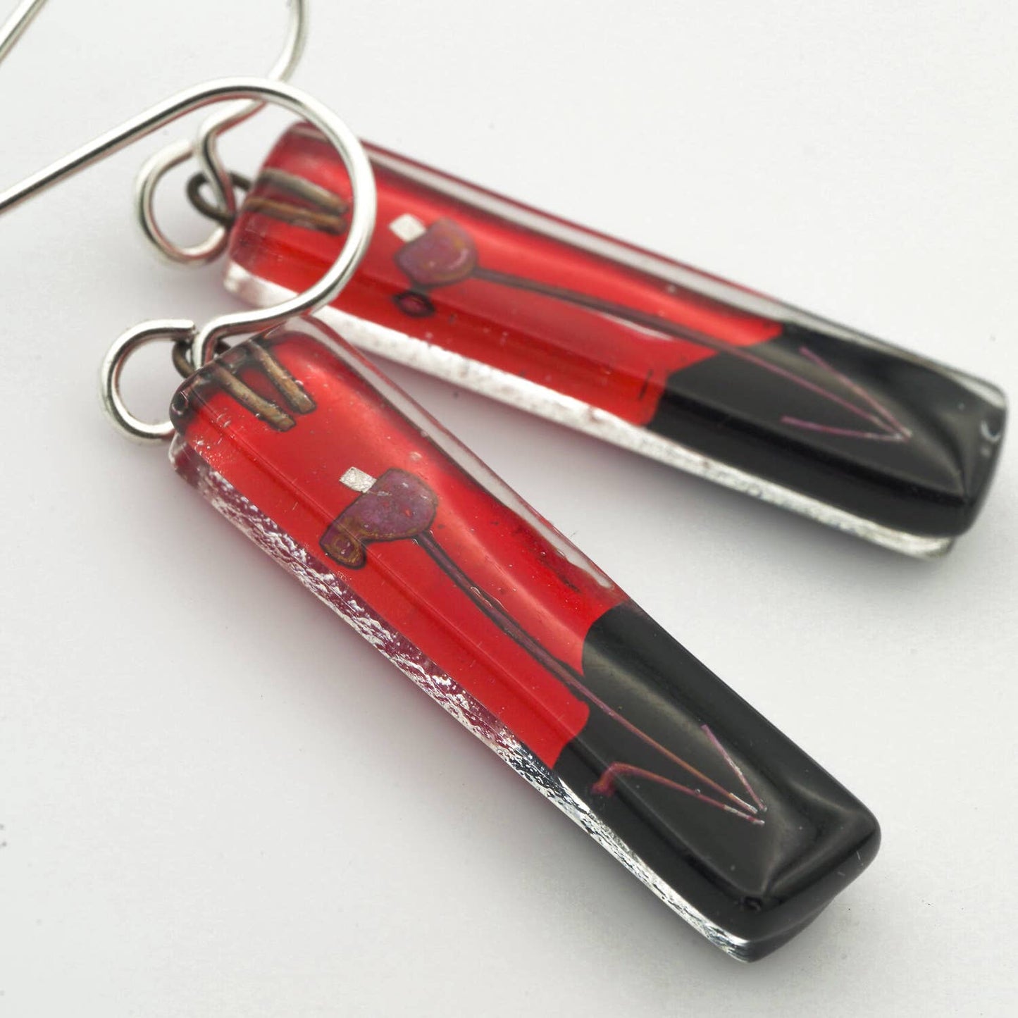 Night Flowers Earrings - Medium Bars