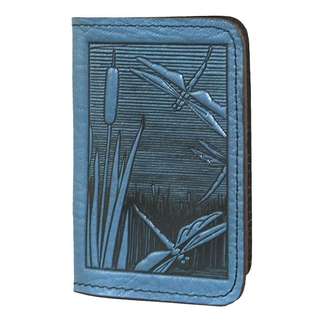 Card Holder | Dragonfly Pond: Blue