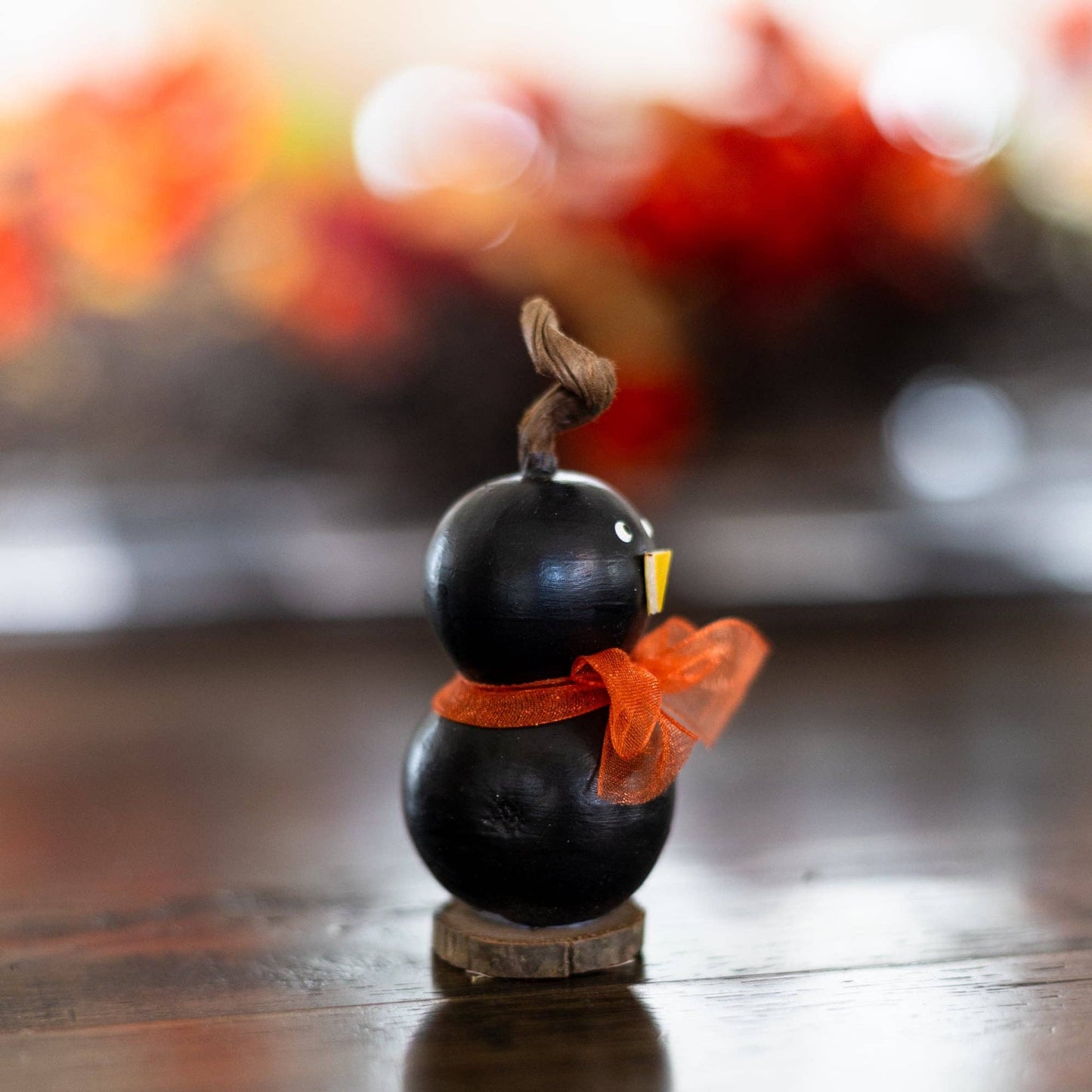 Lil Crow Gourd - Fall Decor