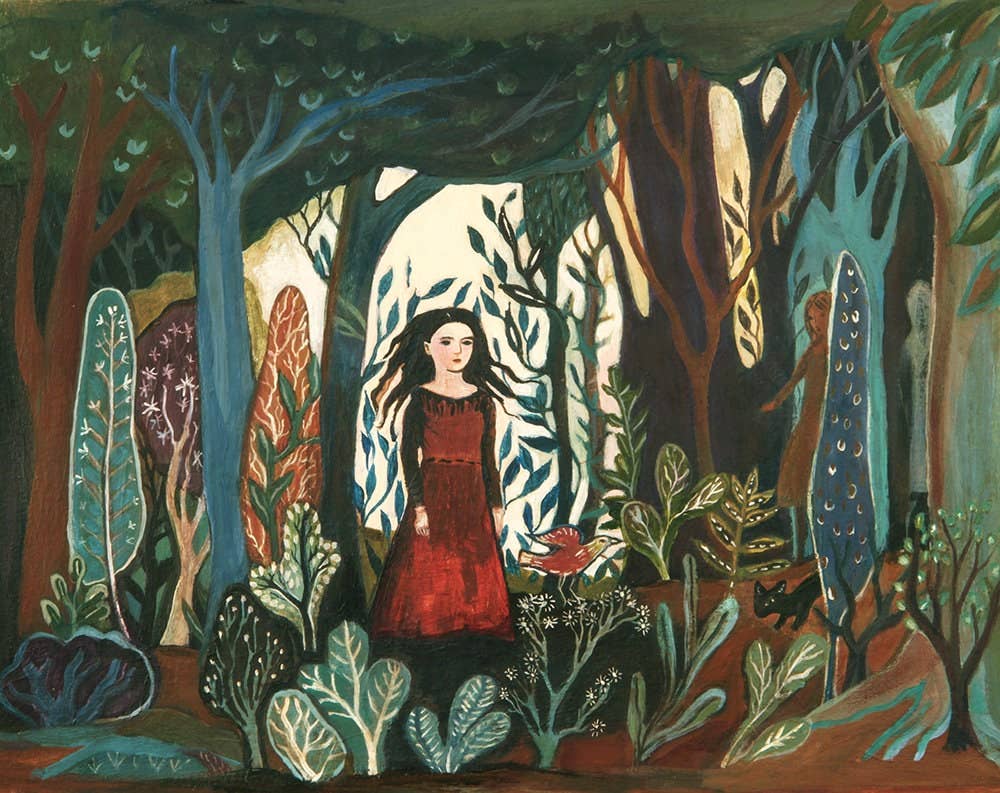 Forest Dress Greeting Card