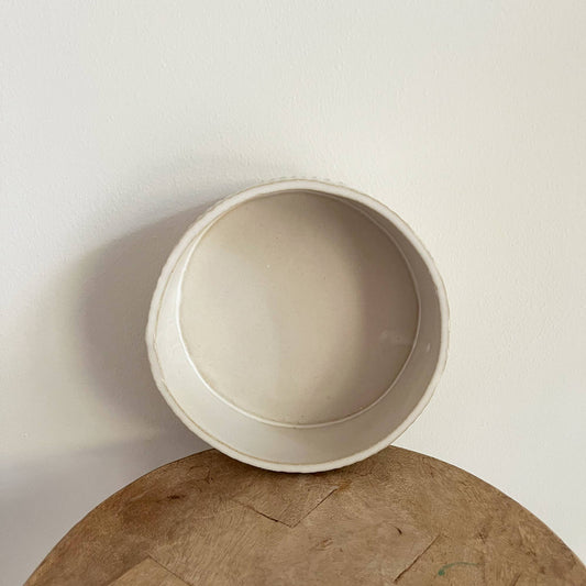 Ribbed Serving Bowl: Medium