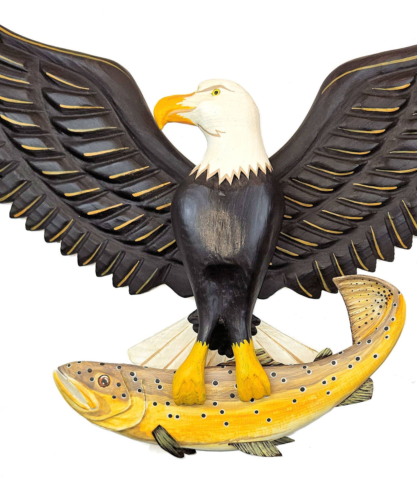 Flying Eagle with Fish: Cutthroat Trout