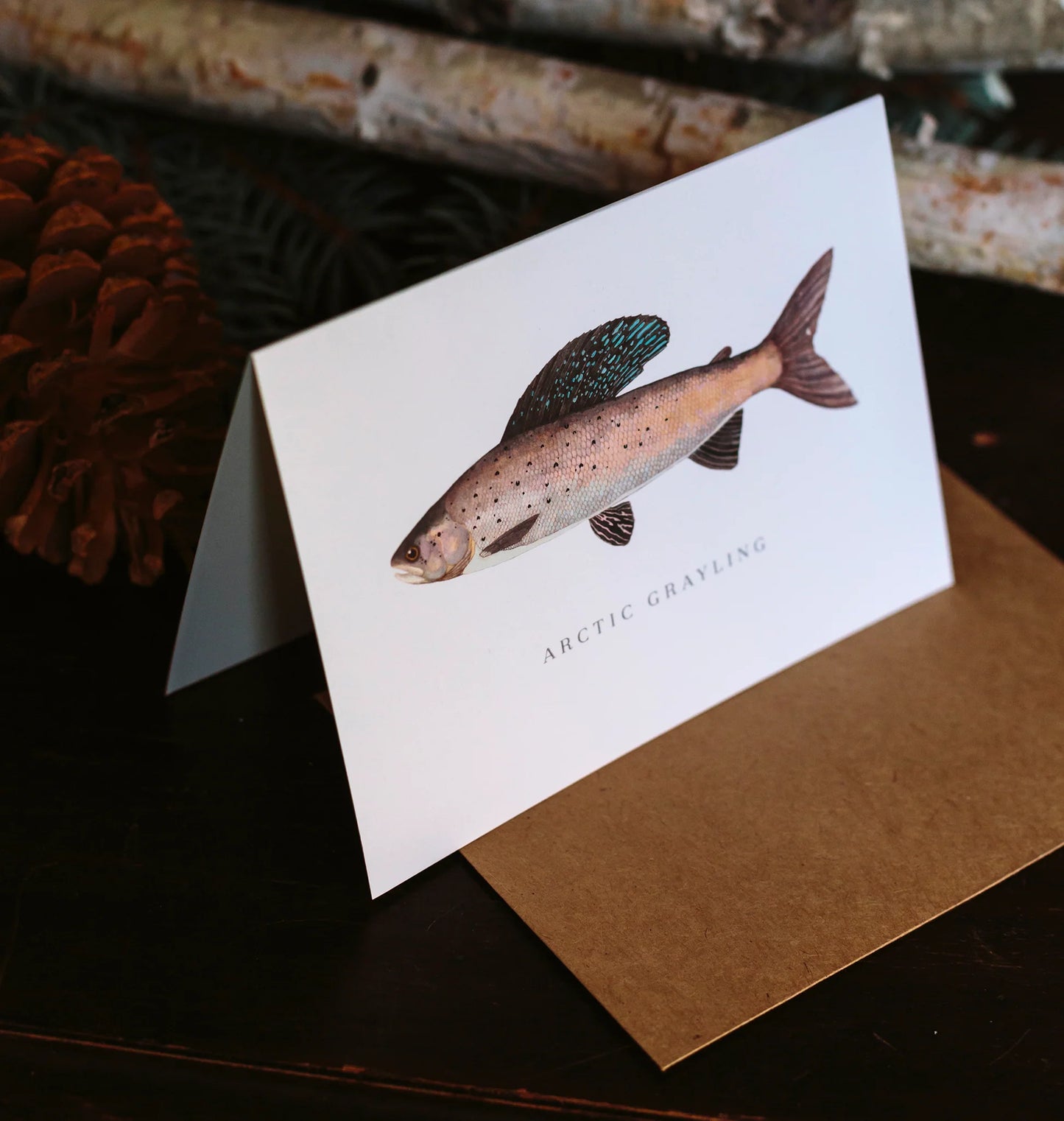 Arctic Grayling Greeting Card