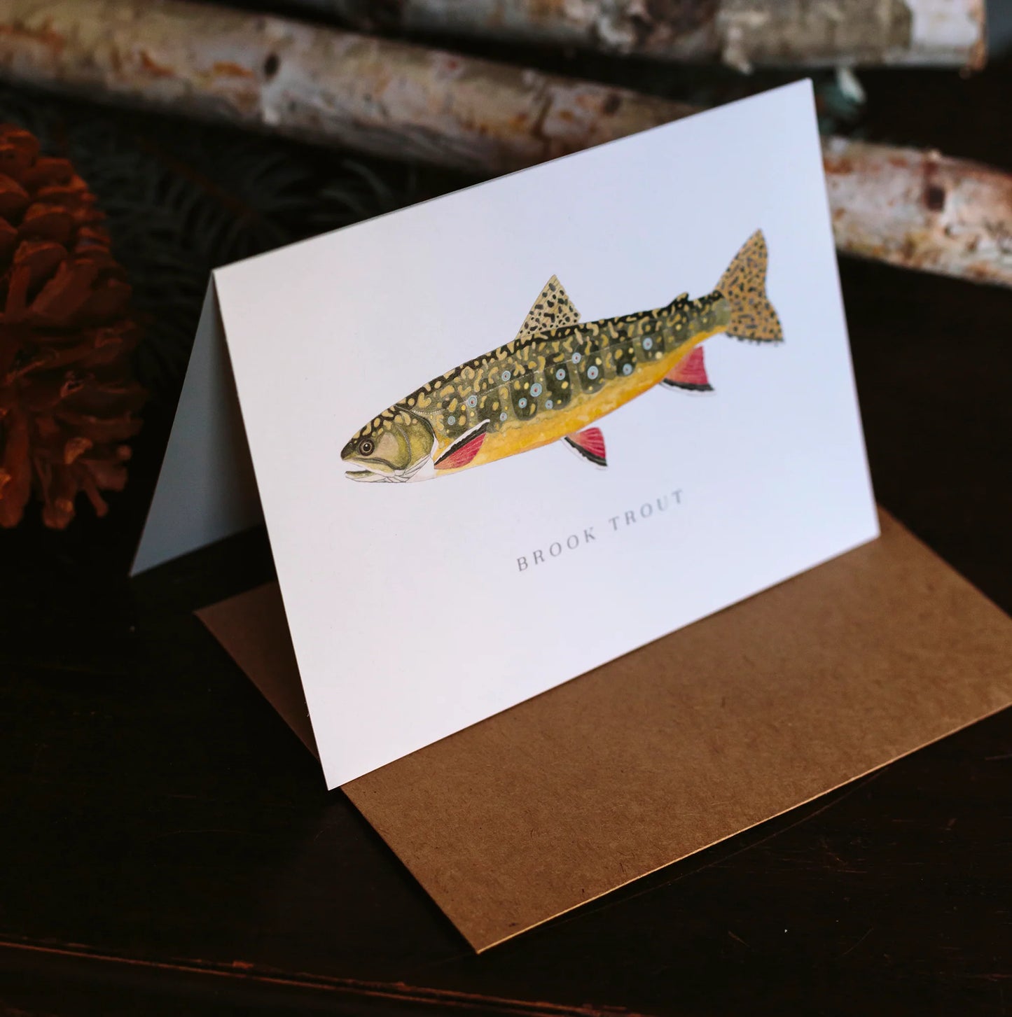 Brown Trout Greeting Card