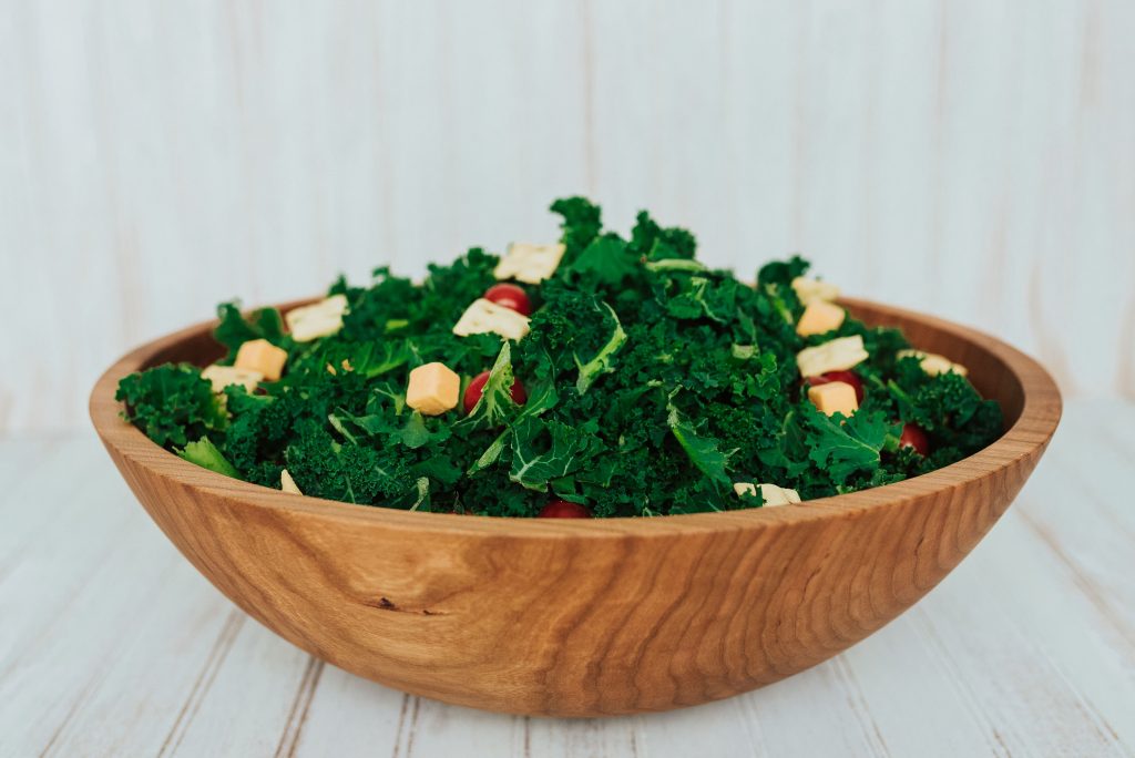 17" Cherry Bowl w/ Bee's Oil Finish