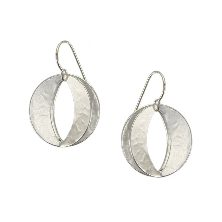 Back to Back Open Discs Wire Earring